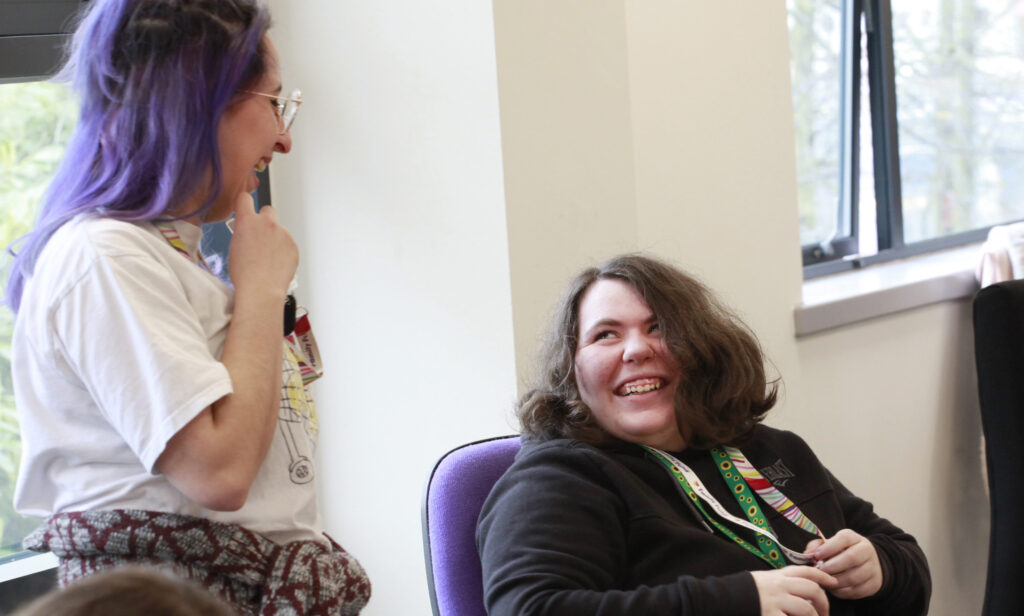 Family Fund staff chatting