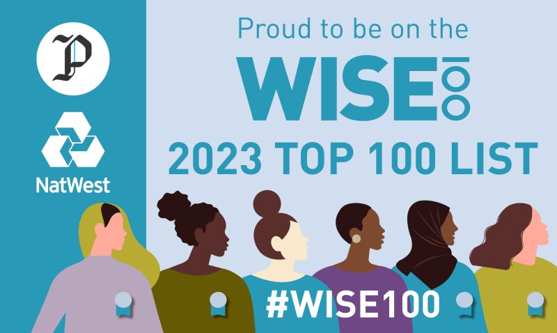 Natwest WISE 100 2023 logo